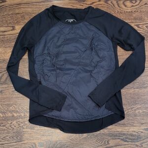 Oiselle Black Long Sleeve Top